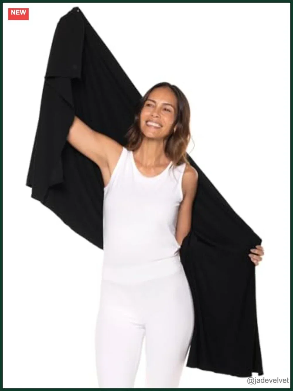 UPF 50+ Sun Protection Beach Shawl - Lightweight Zinc Oxide Wrap